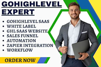 be go high level expert for gohighlevel saas white label ghl saas website funnel