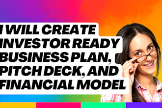 plan and model financial plan, financial model and forecast projection in 24hrs