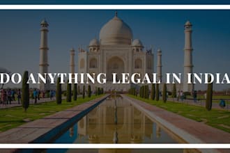 do anything legal in india