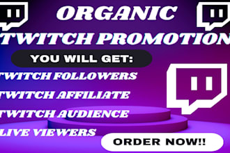 do fast twitch video promotion, blogs twitch to gain followers, live viewers