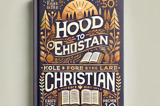 design christian book cover design or religious book cover