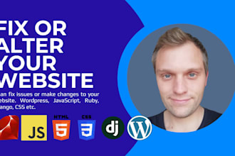 make a website or fix it