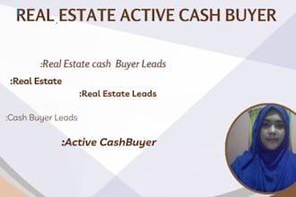 do real estate active cash buyer leads for any country