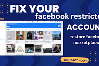 restore and fix facebook marketplace issues product listing