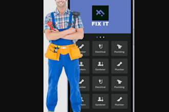 build handyman booking app for laundry, baby tracking, furniture, home service