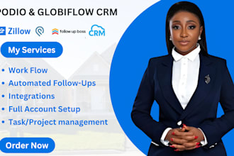 setup real estate crm podio integration follow up boss kvcore zillow gohighlevel