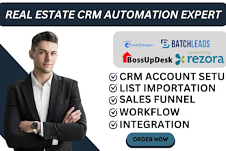 setup batch leads boss up desk rezora lead dragon insightly workflow chime va