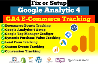 setup google analytics 4, ga4 ecommerce tracking ads conversion tracking via GTM