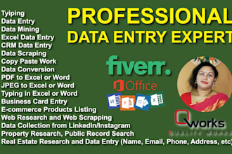 do professional data entry, typist, copy pest expert