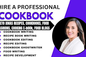 edit,proofread,format,cookbook recipes,meal planner,dog food blog,pet recipes