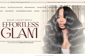 hair extension website hair extension shopify store wix hair extension
