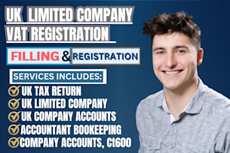 file uk tax return, company accounts, bookkeeping , uk vat ct600 uk ltd