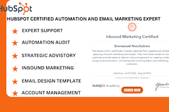 be your hubspot CRM and hubspot automation expert