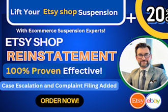 etsy suspension, etsy reinstatement appeal letter live chat for etsy reopen