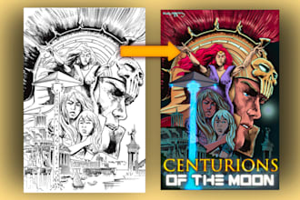 color your comic book or webcomics professionally