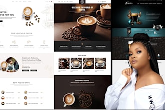 6 to 7 figures coffee shopify store coffee website cafe website coffee store