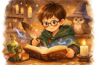do children story book illustration, watercolour illustration