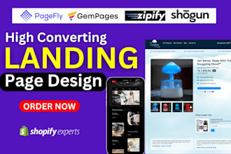 design high converting one product landing page using pagefly gempages