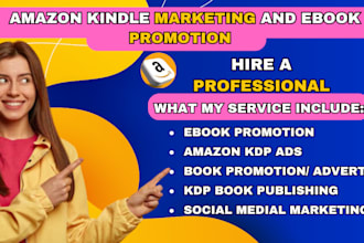 do amazon book promotion ebook advertising social media ads and KDP publishing