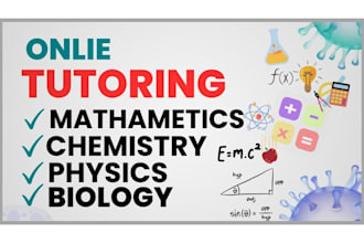 be your tutor for biology , chemistry ,genetics problems and reports