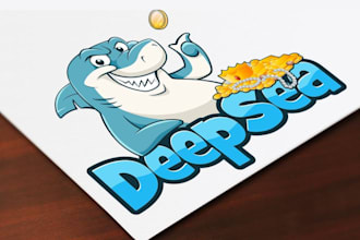 draw an eyecatchy mascot, animal cartoon character