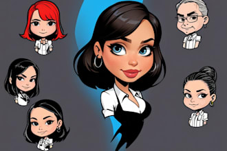 make a cartoon caricature avatar for you