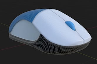 create or modify a 3d model in blender
