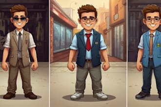 design a cartoon or mascot logo design