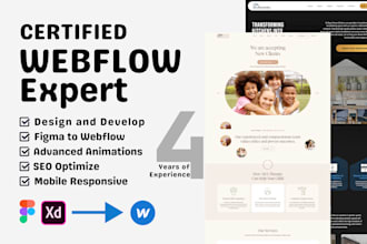 update, develop webflow website, convert figma to webflow, expert webflow design