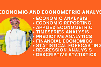 do economic and econometric research and analysis with eviews, stata, r, python