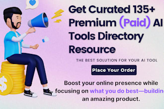 provide curated 135 premium paid ai tools directory resource