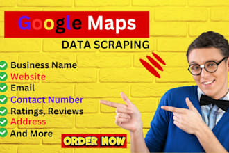 google map data scraping and b2b lead generation