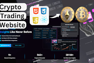 dapp ico website crypto token website smart contract bep20 meme coin nft website