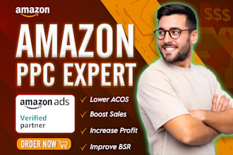 set up, manage, and optimize amazon PPC campaigns and sponsored ads