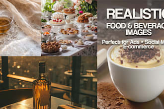 create stunning realistic food and beverage images with midjourney