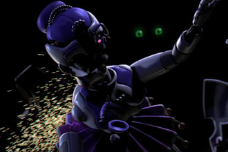 modify and port your 3d model to sourcefilmmaker sfm and blender
