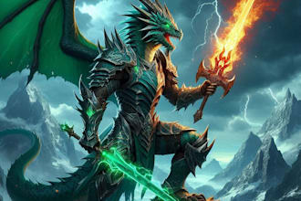 draw your custom dnd character