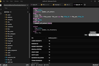 debug sql queries and fix data quality issues