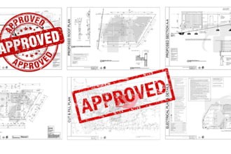 california licensed, structural blueprint for city permit stamp, house plan