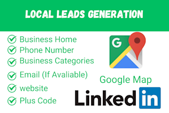 do local lead generation, google maps scraper, find email address