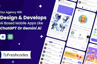 designs and develops ai based mobile apps or platform, like chatgpt or gemini ai