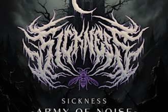 design your black, slamming, brutal, death metal band logo