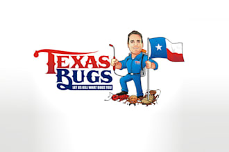 design taxes bugs pest control company logo