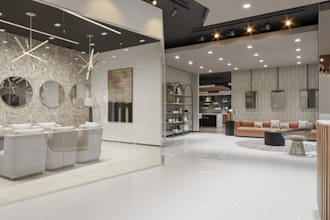 do stunning cgi architectural design,office interior,4k,8k rendering,walkthrough