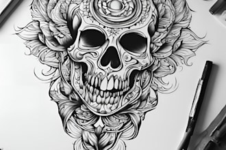 draw custom tattoo designs