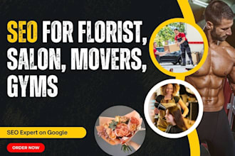 seo services for florists, gyms, salons, and movers