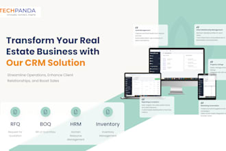 create custom CRM software, erp and HR management software