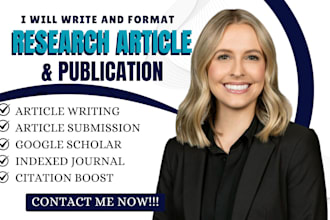 write and publish research article in google scholar, peer indexed journal, ieee