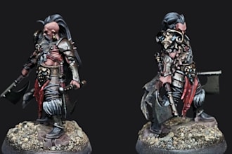 3d print miniatures figurine warhammer table top 3d sculpting 3d printing