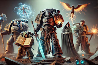 sculpt 3d miniature 3d warhammer 40k 3d dnd character board game table top game